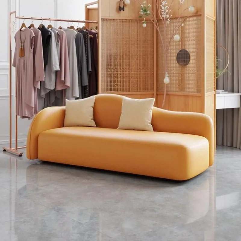 Light luxury simple concubine chair curved sofa chair small apartment living room lazy recliner hotel homestay leisure beauty co