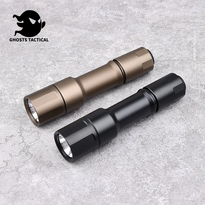 Tactical MCH Handheld Flashlight Cloud defensive Weapon Scout Light Powerful Portable Torch Rechargeable Outdoor Camping Hunting