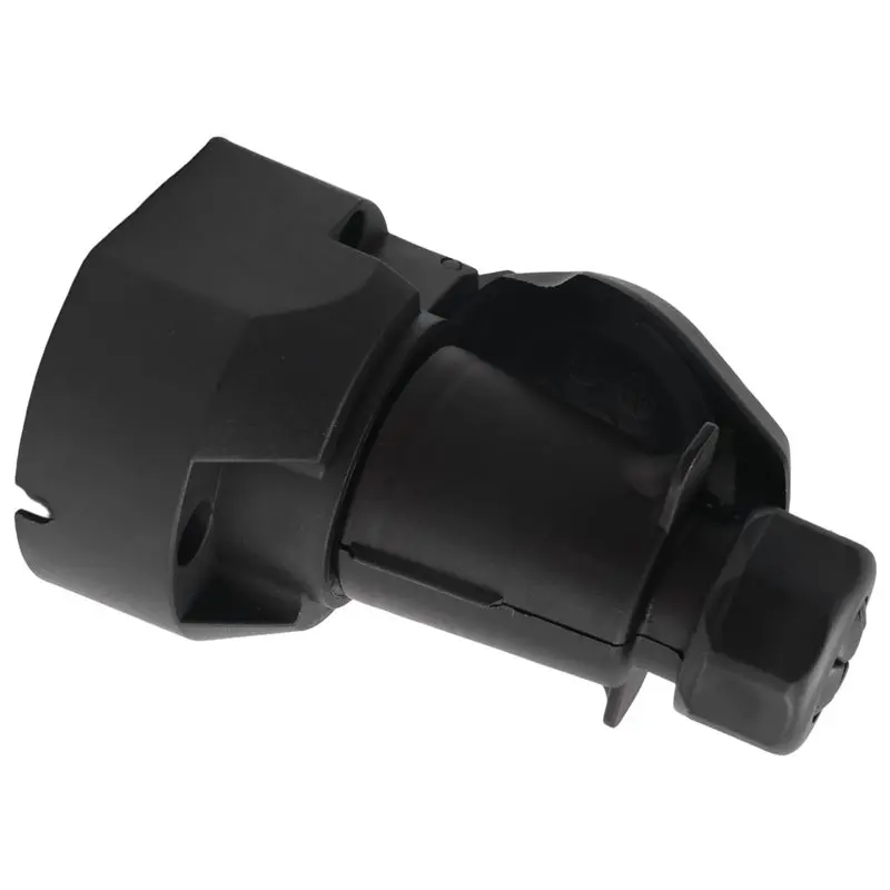 Latest 7 Pin European Trailer Socket+Plug Tow Bar Connector Adapter For Car RV Truck Boat Caravans Transfer Signal Adapter 12V