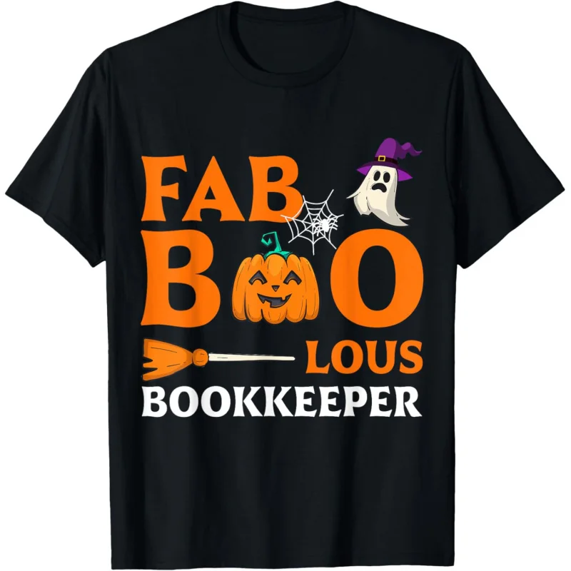 Bookkeeper Fun Halloween Costumes Men's and Women's T-shirts
