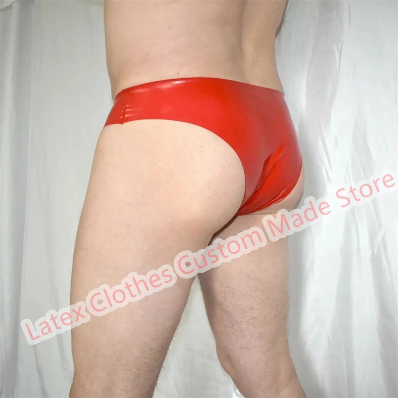 

Sexy Latex Underwear Shorts Briefs Handmade Men Cosplay Costume