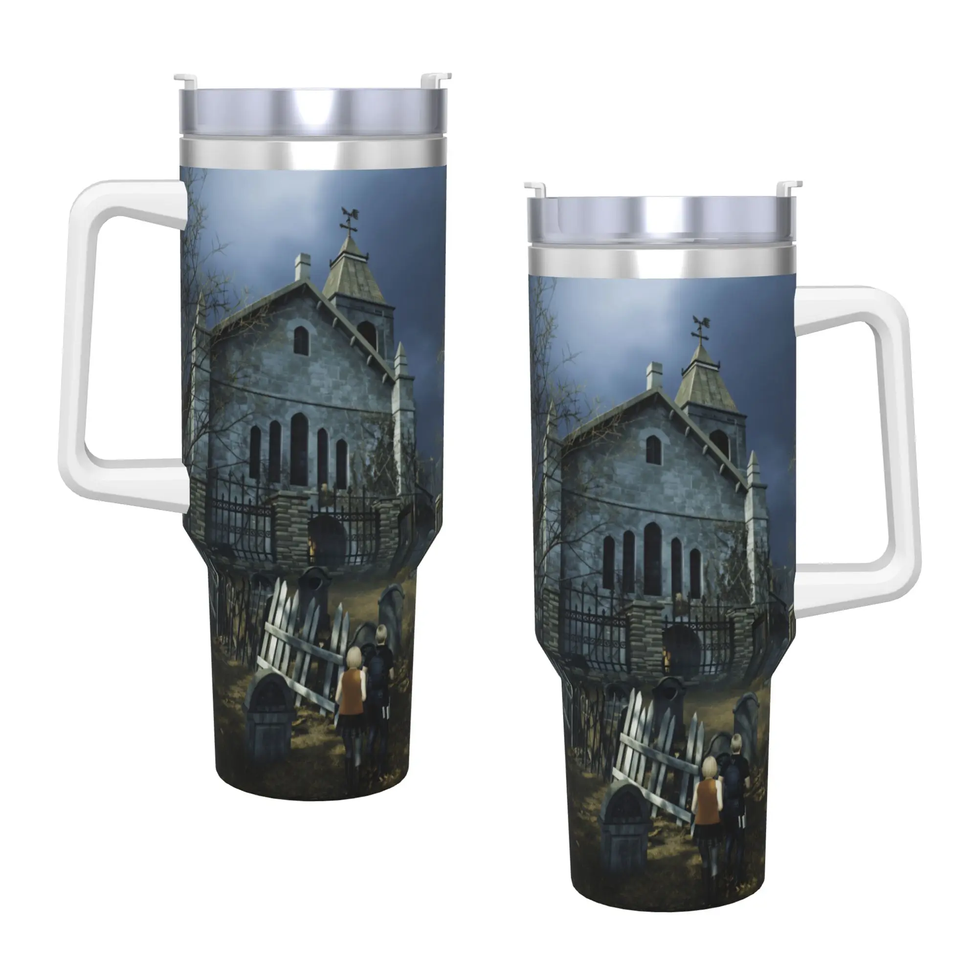 Stainless Steel Tumbler Residents Evils Thermal Cups  Insulated Cold and Hot Car Mugs Camping Custom Water Bottle