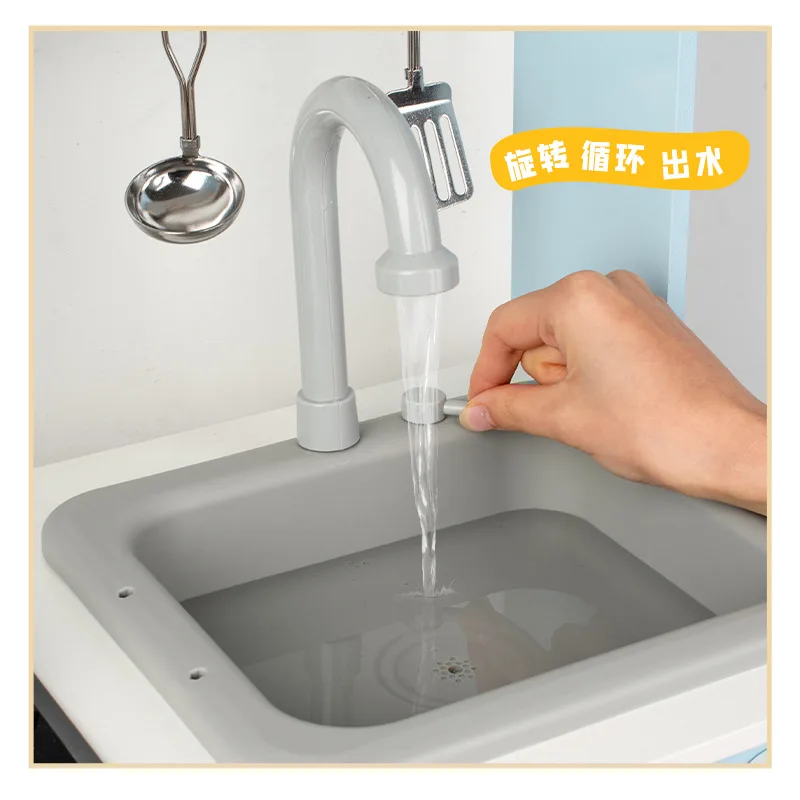 Wooden playhouse kindergarten playground