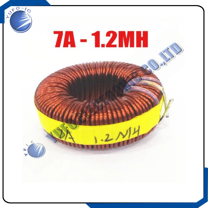 Free Shipping 7A - 1.2MH 1000-2000W Sendust SPWM filtered sine wave inverter filter inductor