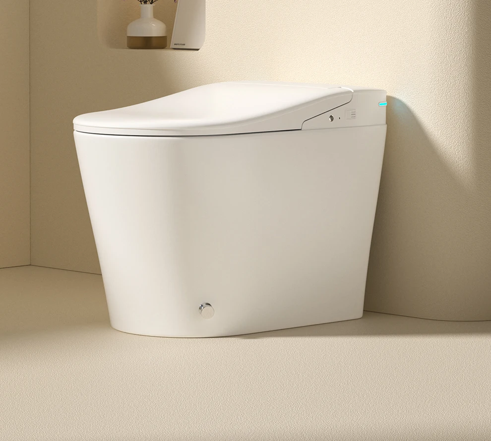 Seat heating household with water tank No water pressure limit Light smart toilet Siphon kick type