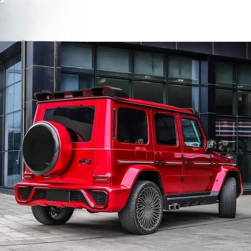 2019-2024 Year+ G Class W463A W464 Poseidon Style Spare Tyre Cover Exterior Accessory for G500 G350 G550 G63 Tire Wheel Cover view 3