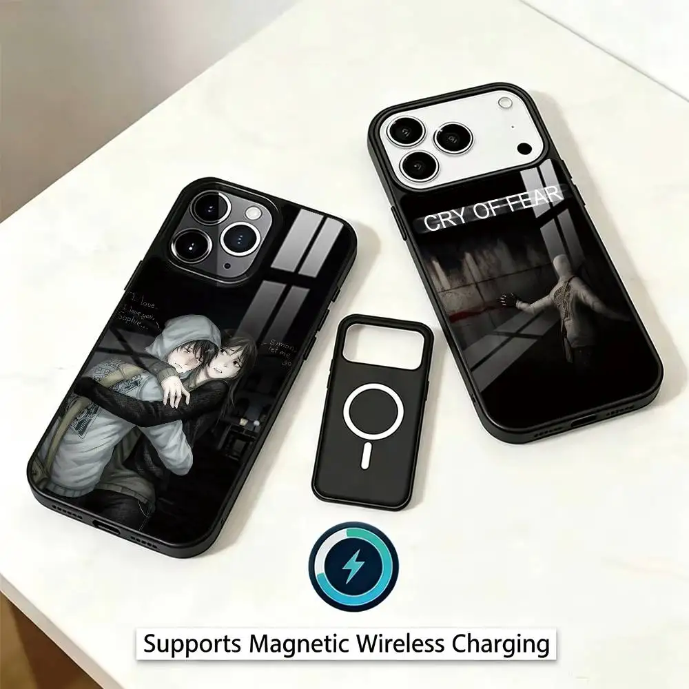 Game C-Cry Of Fear Phone Case For iPhone17,16,15,14,13,Plus,Pro Magnetic Supports Magnetic Wireless Charging