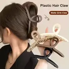 5 Pcs Mixed Colors And Shapes Big Hair Claw Clips for Women Girls Thin Thick Curly Hair, Strong Hold Jaw Clips.