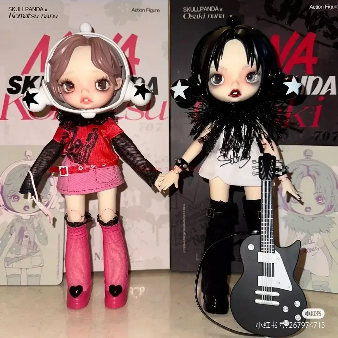 ของแท้ที่รู้จักกัน skullpanda สีขาว Dark Star oosaki nana Komatsu nana BJD ตุ๊กตาขยับได้ชุดสะสม BJD โมเดลของขวัญของเล่น