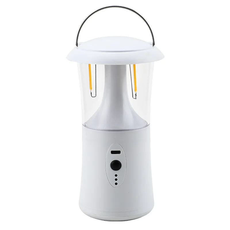 

Portable LED Camping Lantern Rechargeable with 3-Levels Brightness 1200mAh Battery Powered LED Flashlight for Outdoor Camping