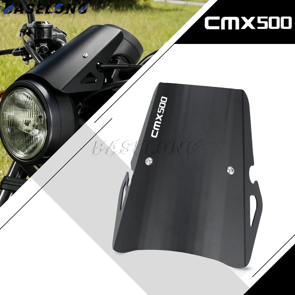 

2025 Motorcycle Accessories Front Windshield Fairing Windscreen Deflector For HONDA CMX500 CMX300 CMX 300 500 REBEL 2017 - 2026