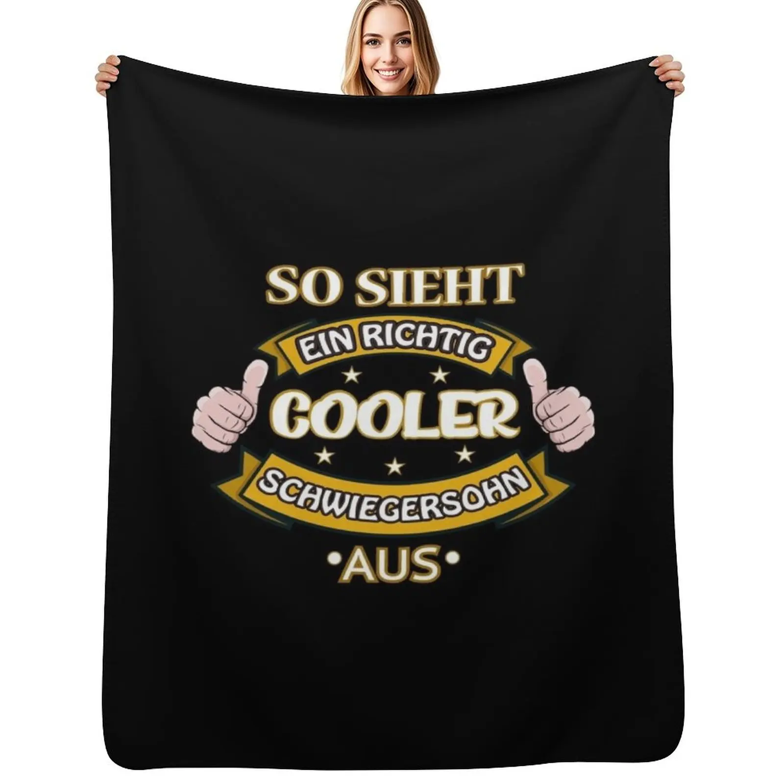 

Dream son in law best beautiful cool funny gift saying Throw Blanket Color Fast Cozy Throw Blanket