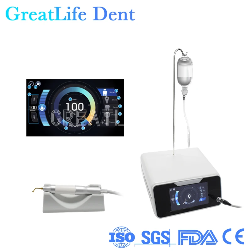 

GreatLife Dent AI-Bone II Surgery Bone Knife Endo Perio Surgical Equipment LED Ultrasonic Bone Knife Cutter