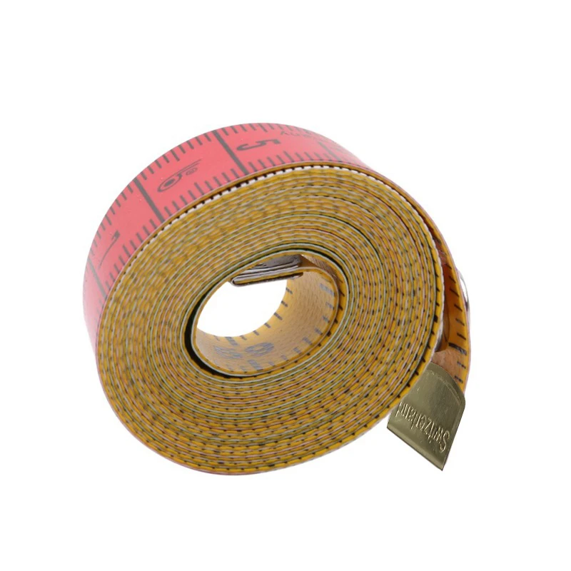 Mètre ruban souple de 1,5 m avec attaches à pression, pour la mesure corporelle, règle double face pour la couture et la broderie, NOUVEAU