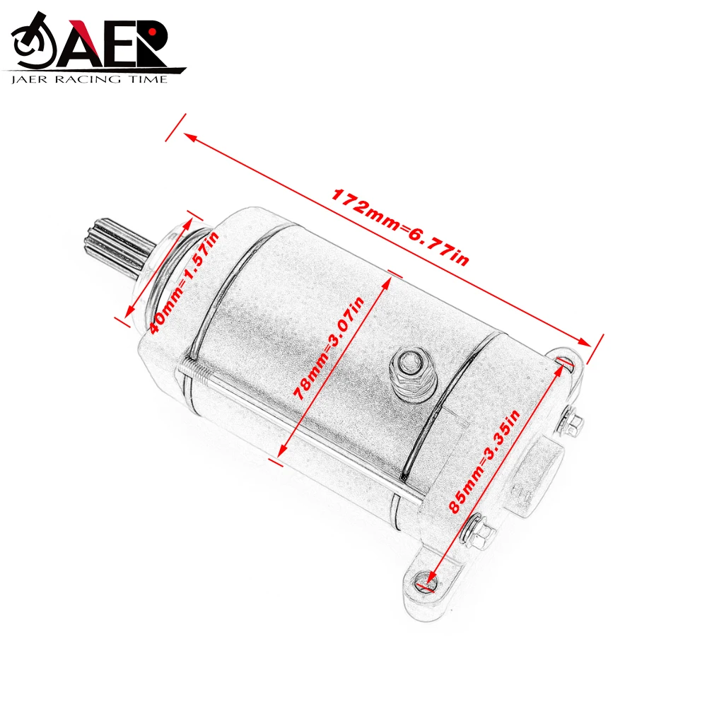 0600- 091100   Motor de arranque para Xinyang UTV XY600 Explorer ATV Atlas 500 2x4 4x4 Grison 625 4x4 UTV Bazooka 625 Grumbler 500 4x4