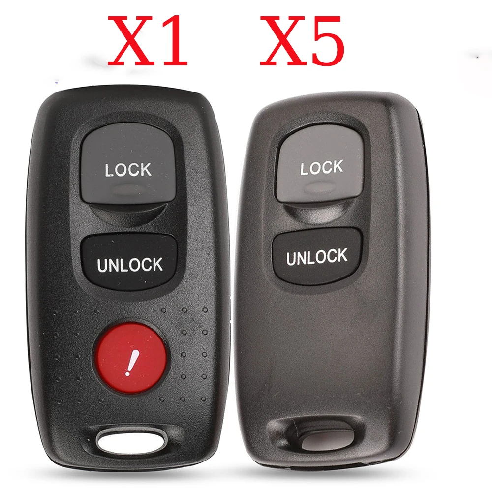 

Jingyuqin X1 X5 Чехол для дистанционного ключа автомобиля для Mazda 2 3 6 323 626 Пустой брелок для ключа без ключа Автомобильный ключ