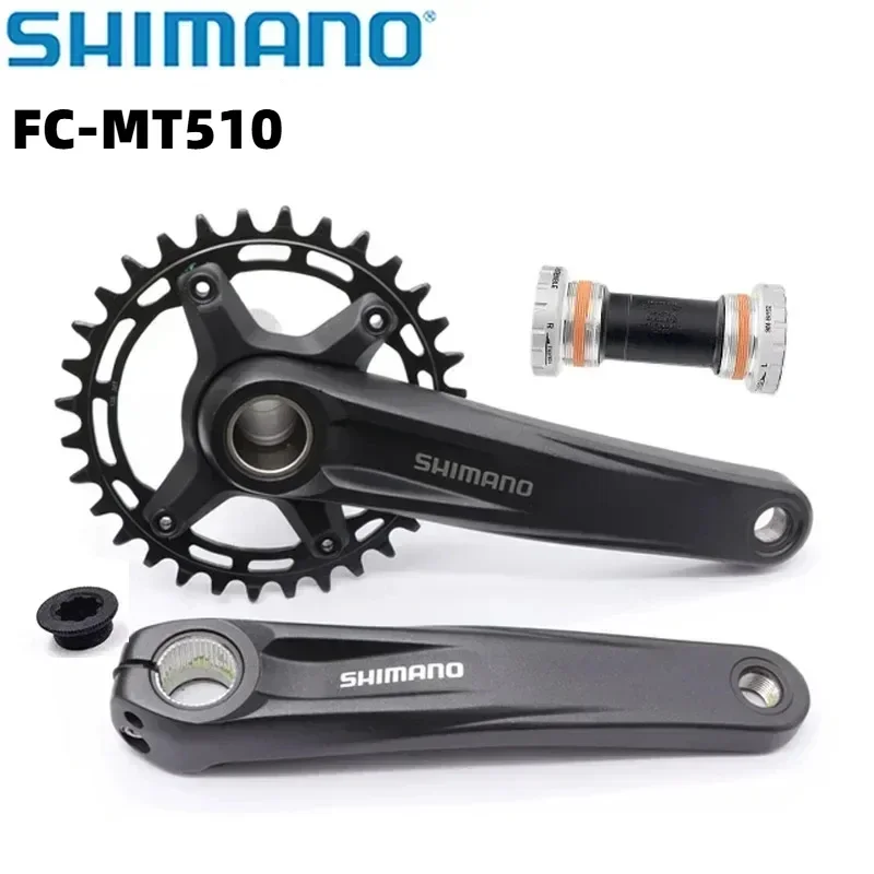 Shimano Deore M6100 Series FC-MT510 Crankset 12s 170mm/175mm 32T/34T Chainwheel For MTB Mountain Bicycle Original Shimano Parts