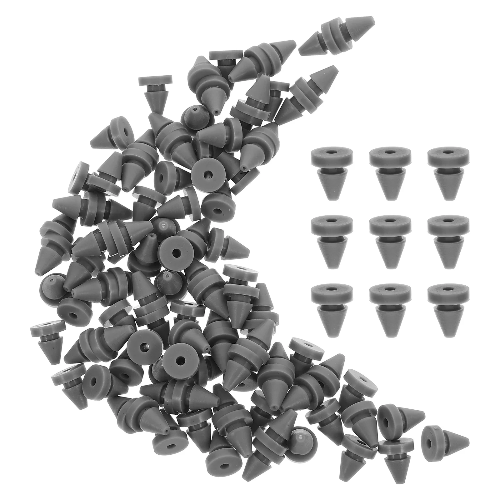 

50 Pieces Silicone Nail Door Anti-Collision Plug Door Bumper Guard Wall Protection Shock Absorbing Noise Dampening Buffer Pads