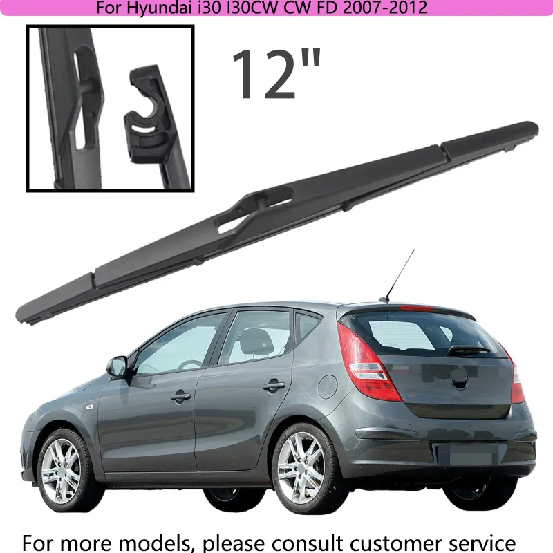 

For Hyundai i30 I30CW CW FD 2007-2012 Car Accessories 12" Rear Windshield Windscreen Washer Wiper Blade