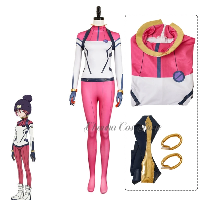 

Anime Gundam Amate Yuzuriha Cosplay Fantasia Costume Disguise High Elastic Glossy Jumpsuits Shaper Tight Rompers Roleplay Outfit