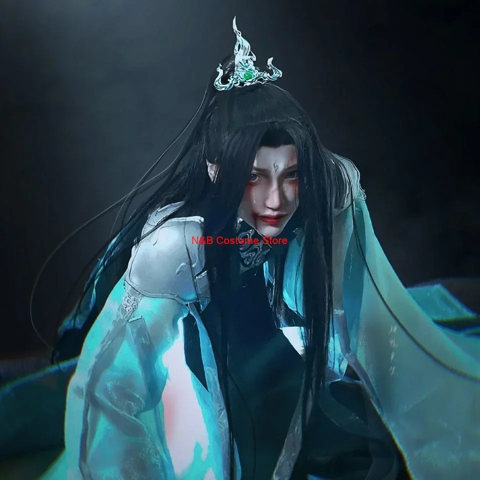 

Luxury Tian Guan Ci Fu Small Mirror King Qi Rong Cosplay Costume Blue Lantern Night Tour Shen Qingqiu Ancient Clothings Hanfu