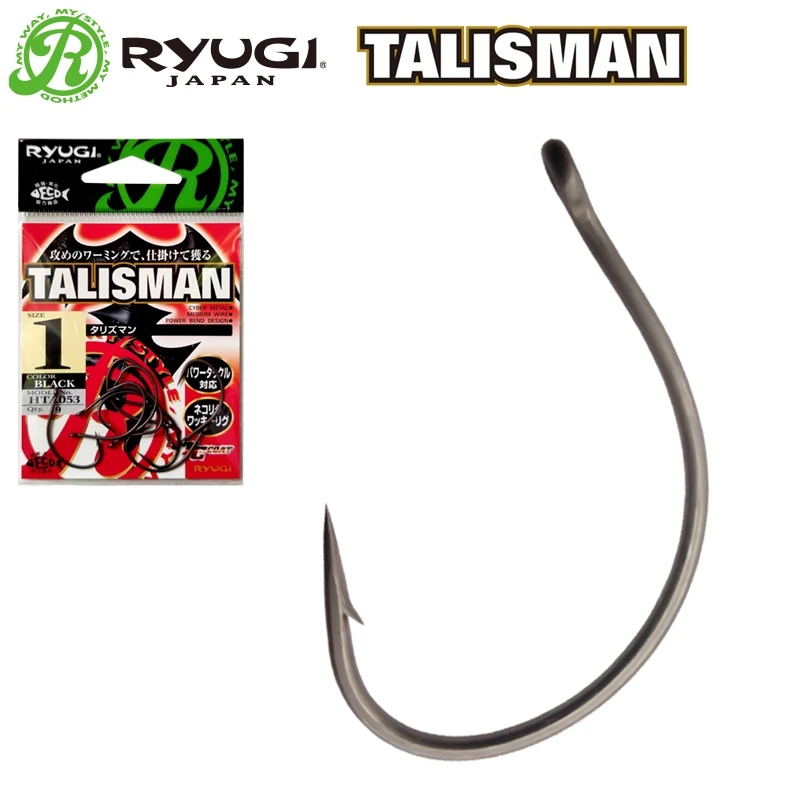 RYUGI Wide Gap Hook Dropshot Hook Wacky Japan Fishing Hook Offset Hooks Bass Fishing Lure Hook Downshot Soft Worm Hook Fish Good