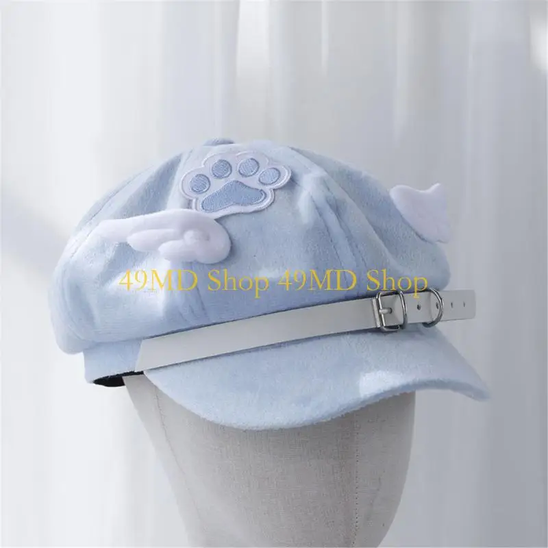 49MD Fashionable Eight Panel Hat with Wing Light weight Portable Trendy Hat