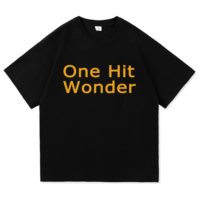 Benson Boone ONE HIT WONDER Same Clothes T Shirt Men/women Clothing Vintage Harajuku High Quality Tshirts for Lover