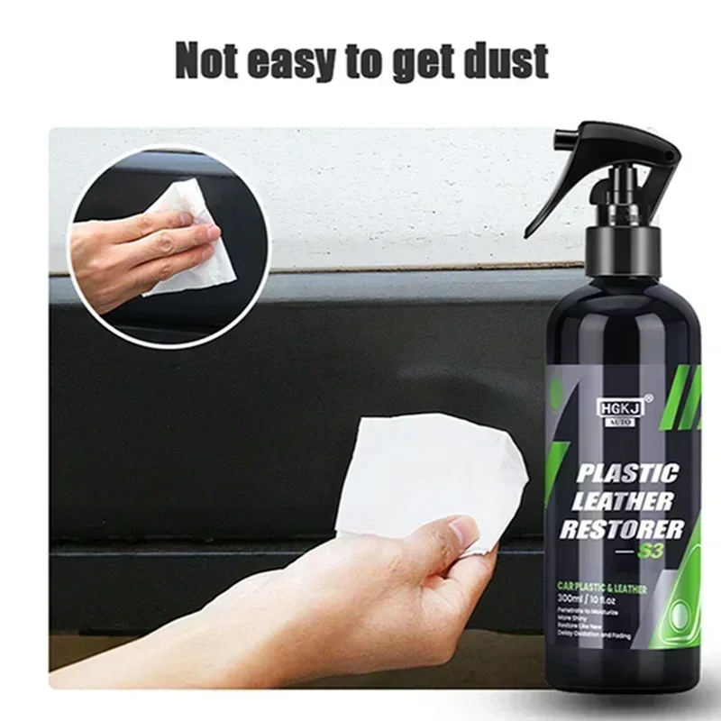 

Пластиковый ремонтник для салона автомобиля, запасные части, сиденья, кожа, жидкий воск, полировка, восстановление пластика, очиститель, спрей, аксессуары S3 HGKJ