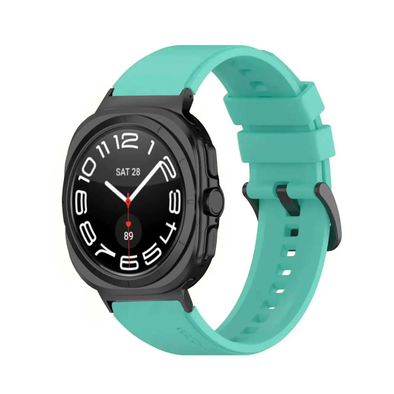 حزام سيليكون لساعة سامسونج جالاكسي الترا 2025 47 ملم سوار بديل قابل للتنفس معصمه جالاكسي ساعة الترا 47 ملم حزام