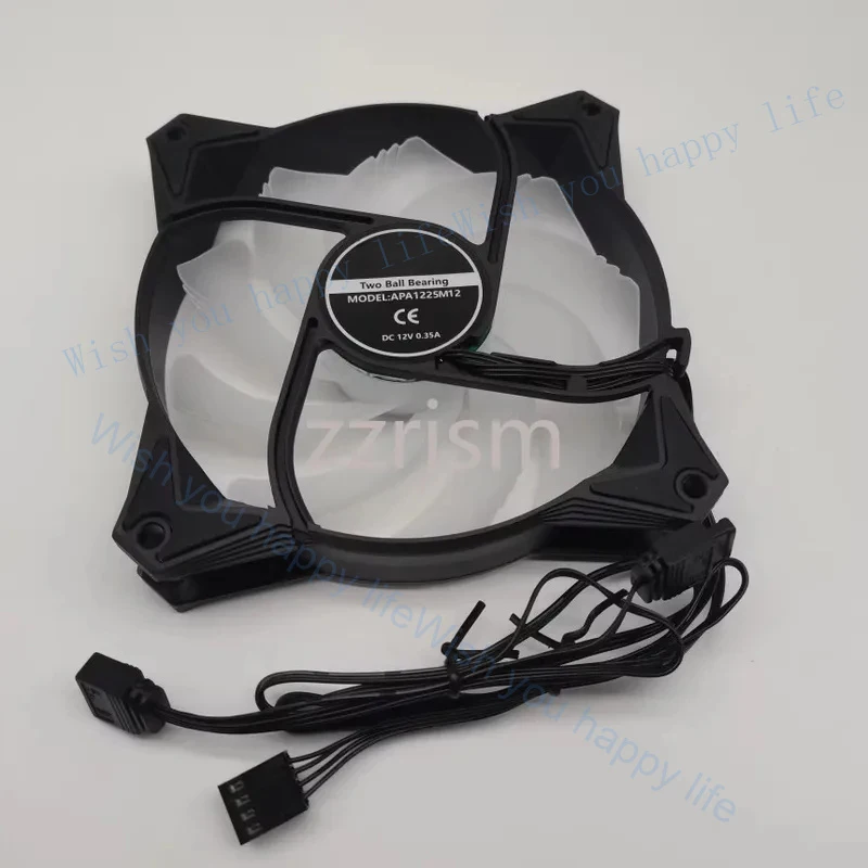 T RGB APA1225M12 fan PWM range of 1500-2500 RPM FOR MSI MAG CORELIQUID 240R 360R whispering noise Frost integrated CPU Water fan