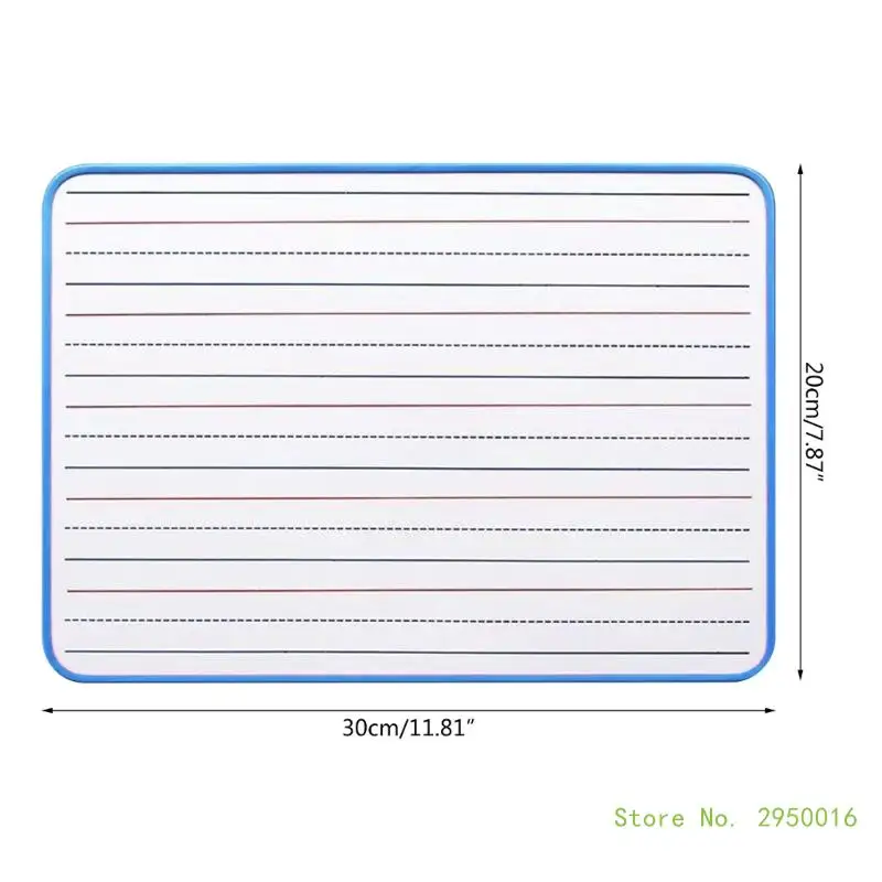 Double Sided Whiteboard Whiteboard Dry Erases White Boards with Lines Ruled Writing Board for Office School Use