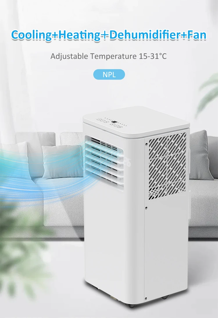 Portable Air Conditioner 7000BTU 9000BTU Mini AC Unit Mobile Cooling Fan Dehumidifier for Home Bedroom Office Quiet Energy