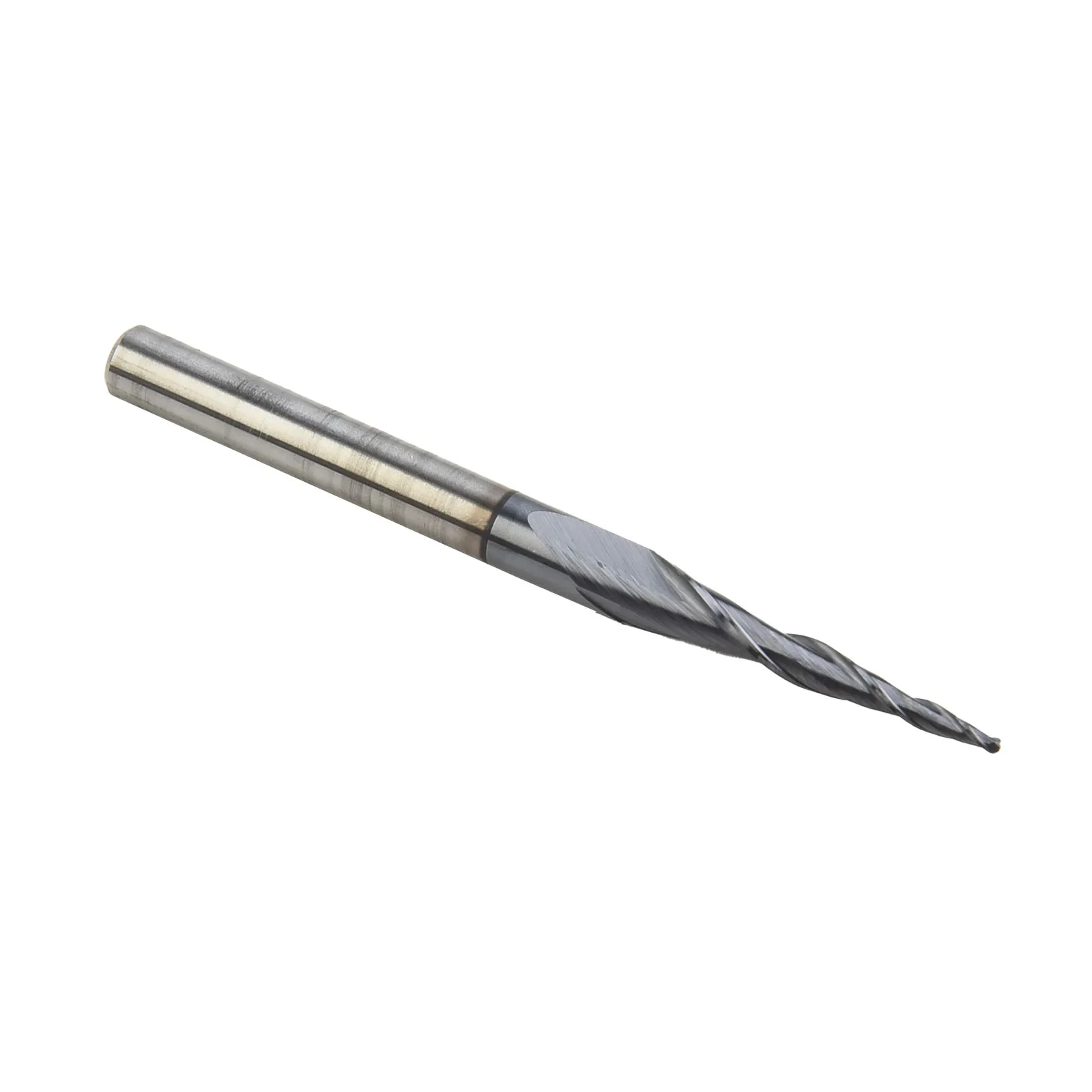 CNC Tapered End Mill Ball Nose 4mm Shank 2-Flute TiAIN Coat For Carving Tool Acrylic Stainless Steel Ball End Milling Cutter