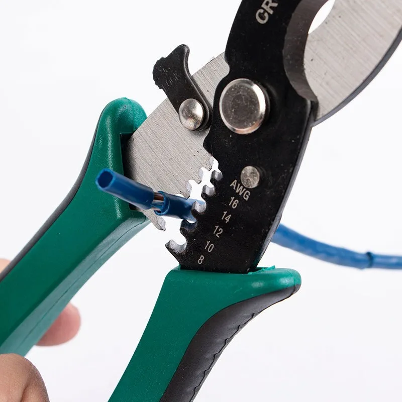 All-in-one Wire Stripper for Electricians Mechanics Wire Stripper Tool Cable Stripper Auto Cutter Crimper 8-inch Hot Selling view 4