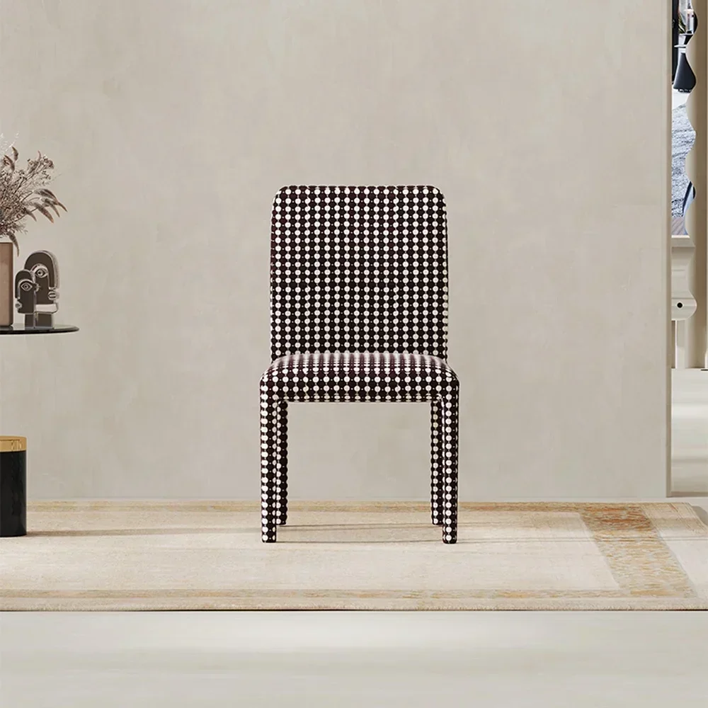 #Modern luxury unique design fabric dining chair dinning chairs for dining room set restaurant cafe furniture