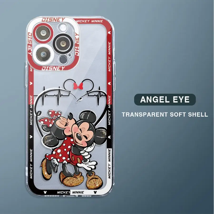 Disney Mickey Minnie Lover Phone Case for Xiaomi Mi 11 Lite 11T Pro 9A 10A 10C 12 12C 13C 5G Poco X3 NFC X3 Pro Silicone Cover