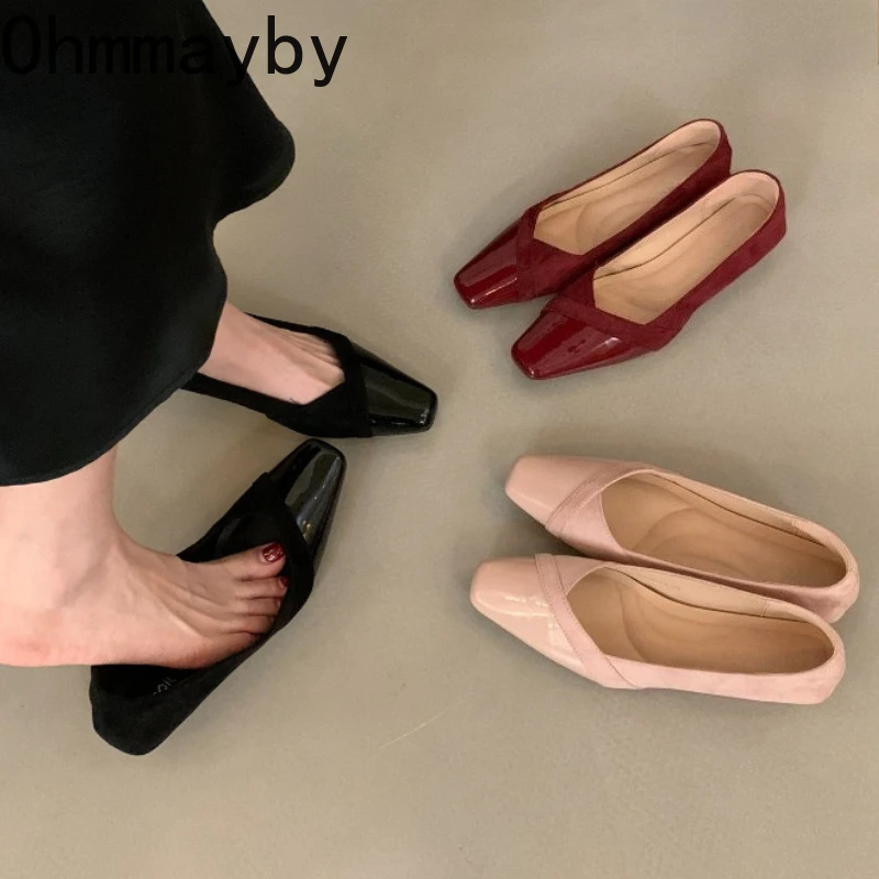 

2026 New Spring Slip On Women Loafer Shoes Comfort Round Toe Soft Sole Shoes Outdoor Shallow Grandma's Flats Shoes