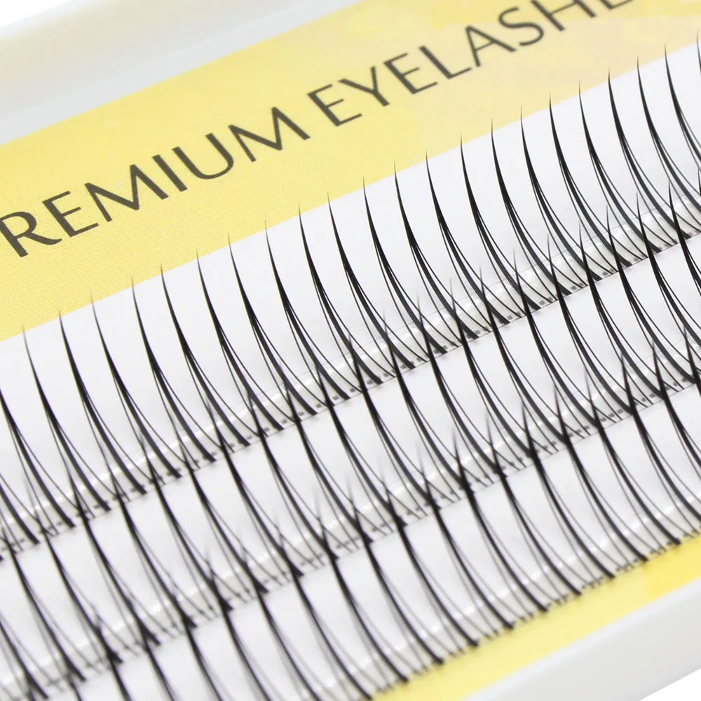 Moonlily High Quality Type A Eyelashes Grafted Professional Makeup Single Cluster Eyelashes Naturally Extend Hair Bundles