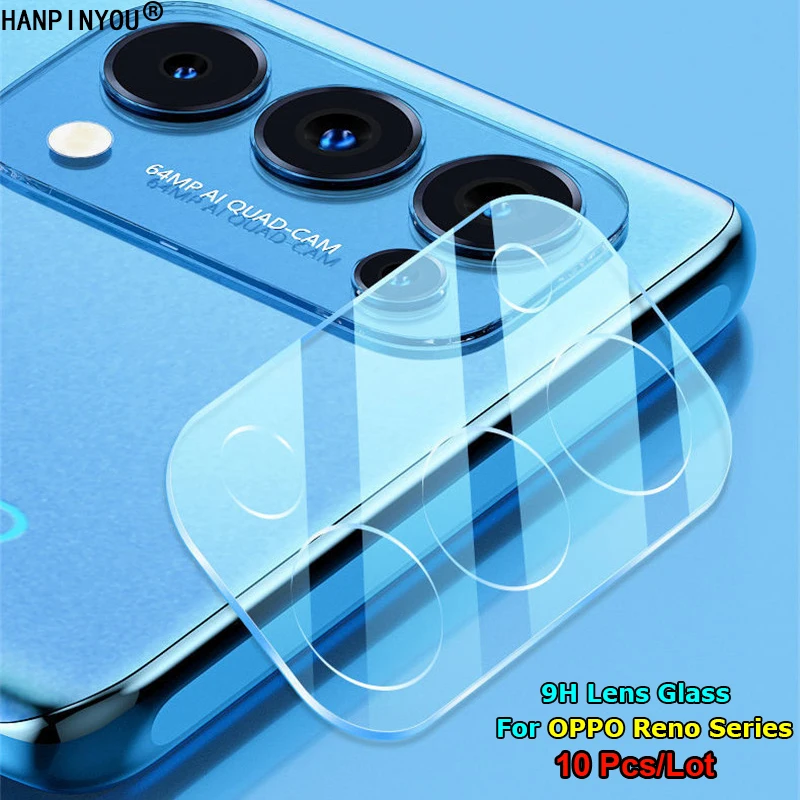 10 Pcs/Lot For OPPO Reno 7 SE 6 5 4 SE Find X3 Pro Plus K F Lite Neo 5G Back Camera Lens Protector Camera Tempered Glass Film