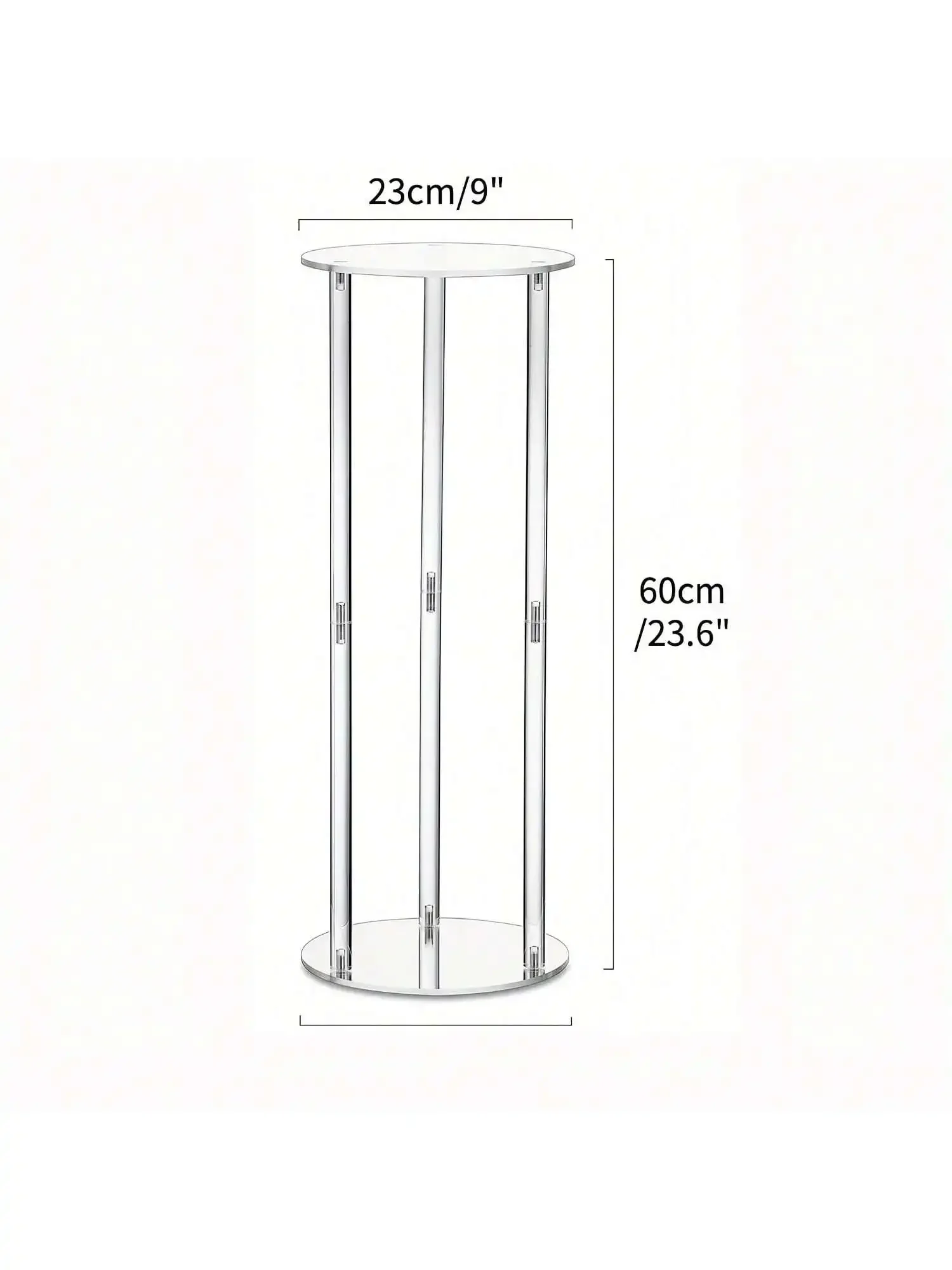 1pc, Acrylic Flower Stand Vase for Wedding Table Centerpiece Centerpiece for Wedding Western Classic Baby Shower  Decor