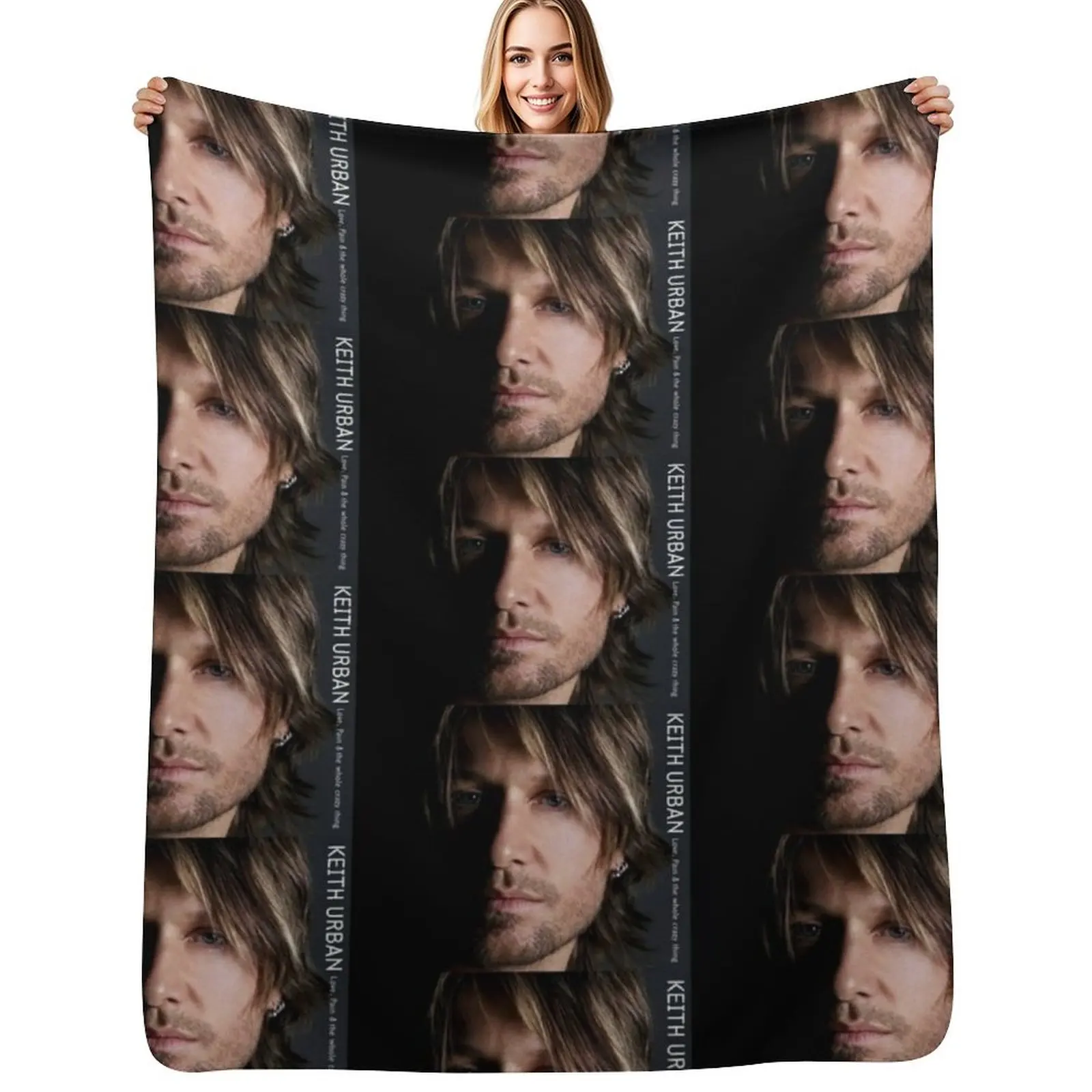 Keith Urban tour kel4 2019 Throw Blanket Winter beds Picnic Extra Large Throw Luxury Brand Multi-Purpose Blankets