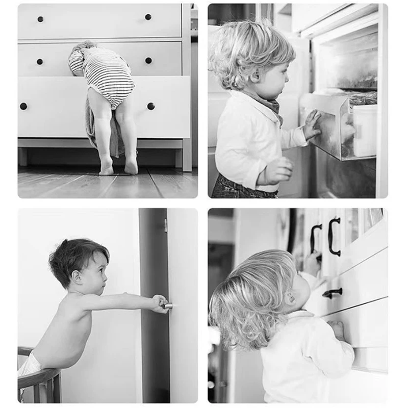 1/2 個ベビー抗ピンチハンドドロワーロック子供の安全キャビネットドアロックチャイルドセキュリティプロテクター引き出しキャビネットドアロックラッチ