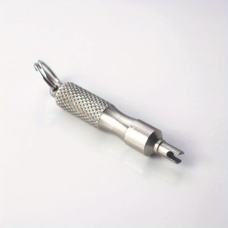

2pcs Tire Valve Core Stems Remover Screwdriver Key Chain Auto Truck Bicycle Wheel Repair Tool Dual Use Car Accessories