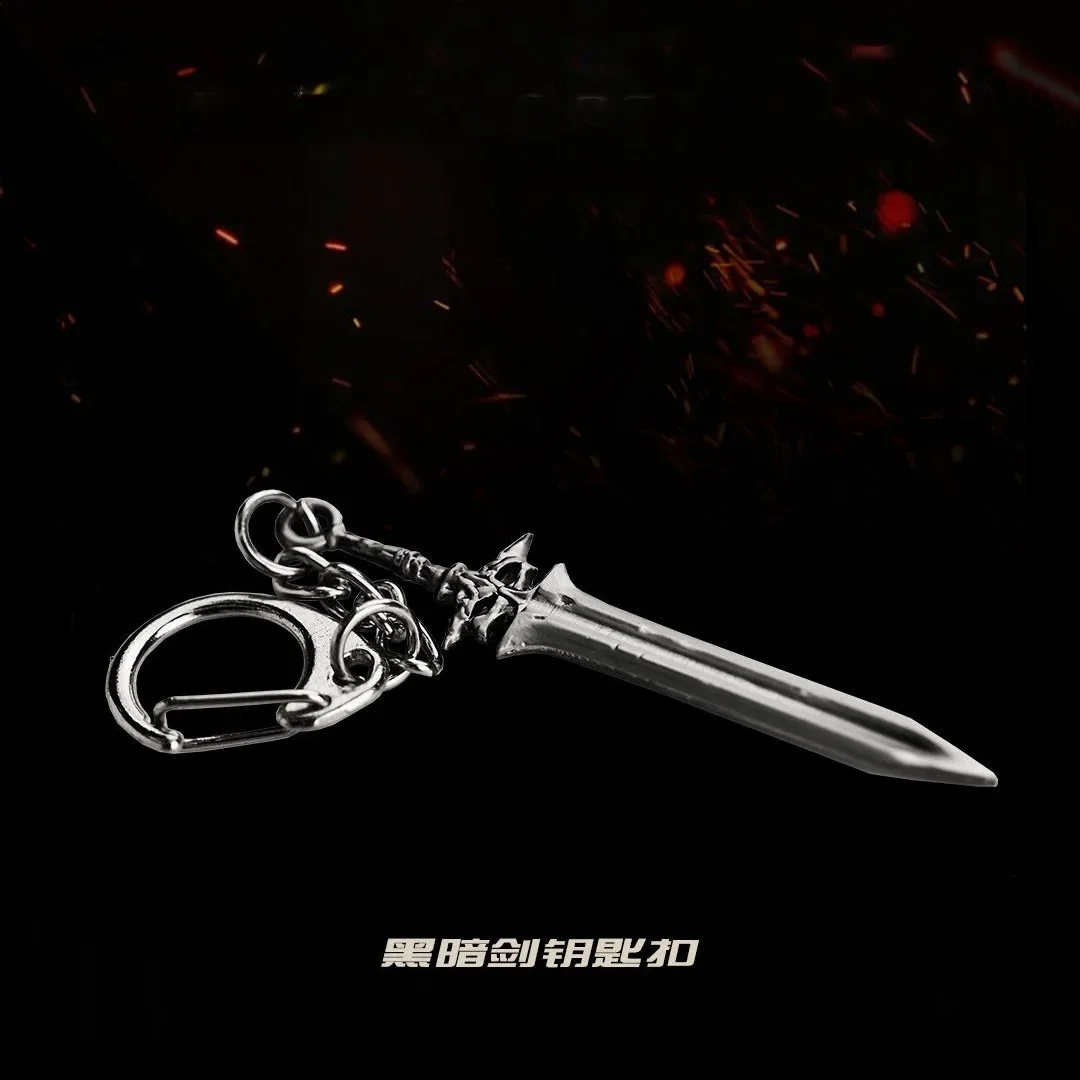 Movie Game Dark Sword Personality Cool Pendant When the Key Chain Fashion Pendant Schoolbag Backpack Pendant