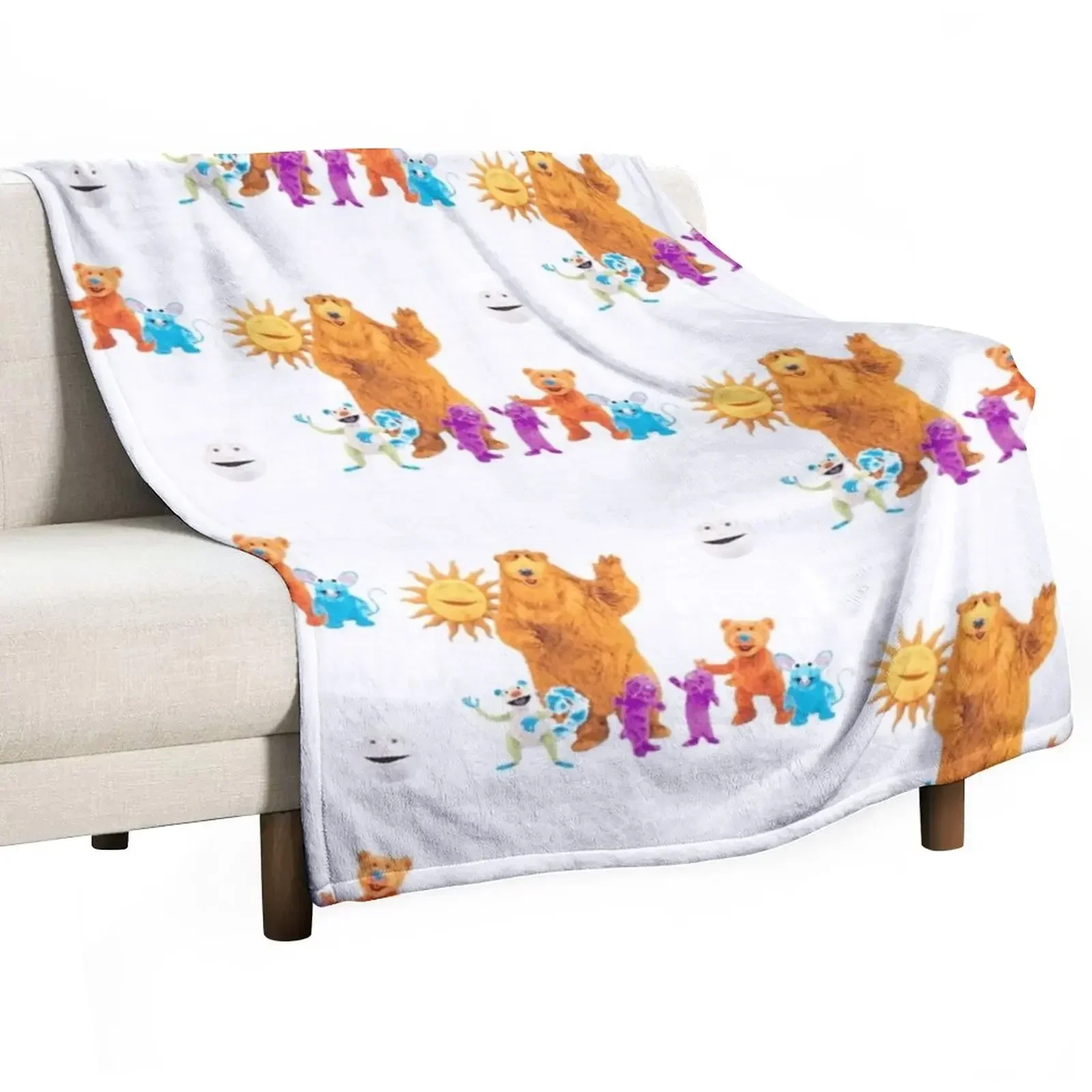 

Bear in the Big Blue House Throw Blanket for winter Hair heavy to sleep Blankets