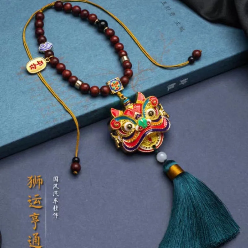 Xingshi السيارات معلقة حلية سيارة الداخلية معلقة اكسسوارات اليدوية النحاس المينا مرآة الرؤية الخلفية سيارة قلادة Lukcy Cham #1