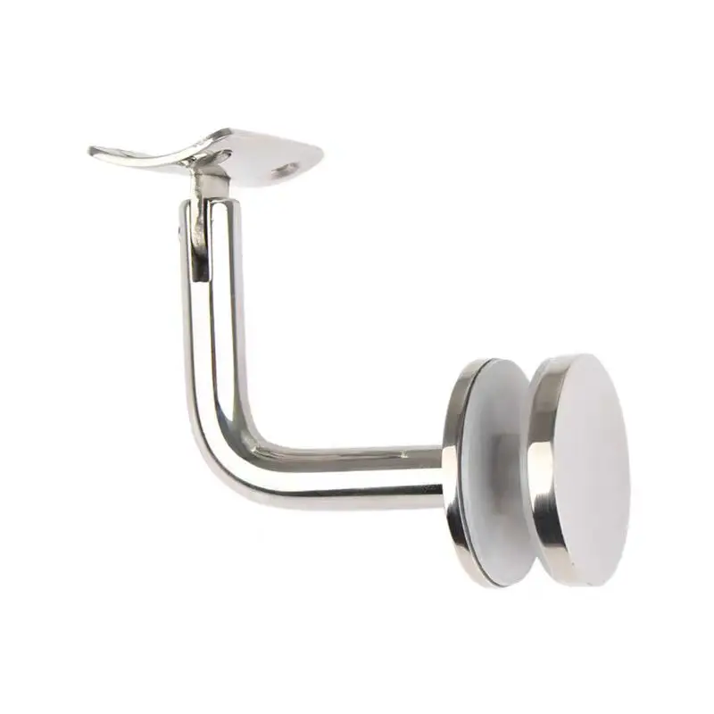 Stainless steel handrail Glass baluster bracket Boutique stair bracket accessories Guardrail clamp can be adjusted Angle