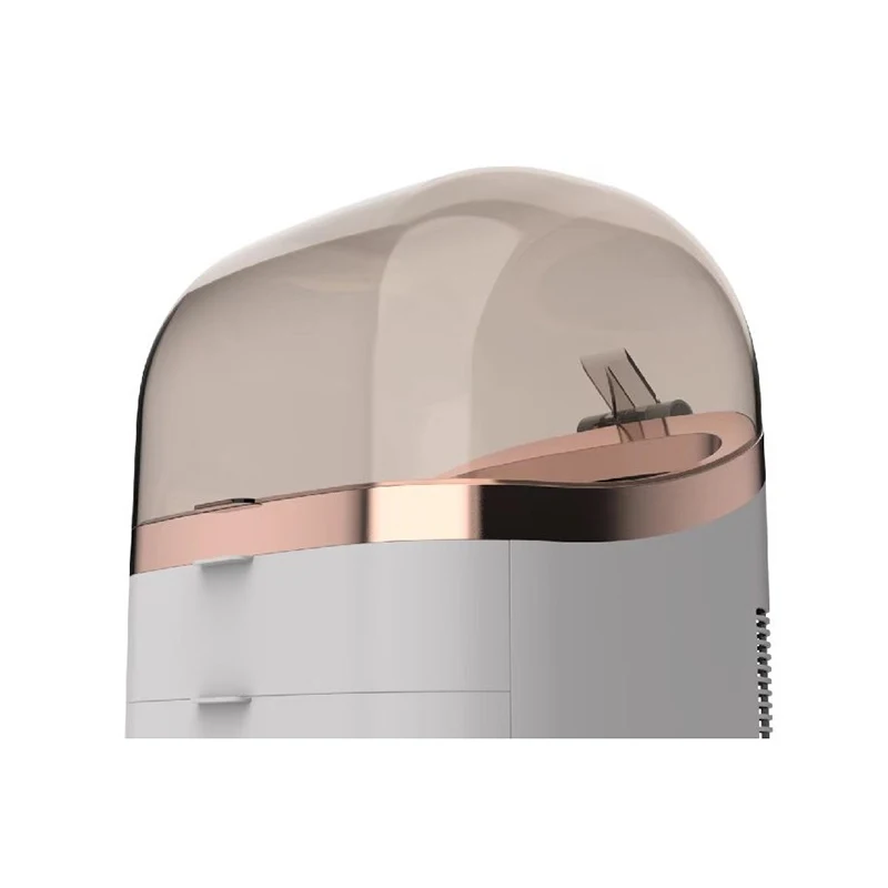 ثلاجة محمولة للعناية بالبشرة سعة 22 لترًا - ثلاجة مكياج تجميل (درجة حرارة قابلة للتعديل، فائقة الهدوء، ضوء LED، للاستخدام المنزلي/الصالون)