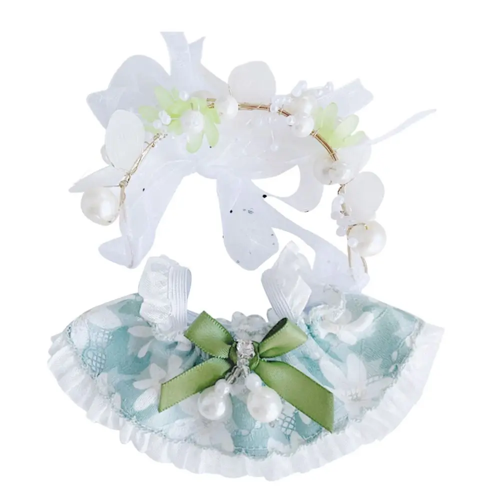 Moda multi cor para vestidos de substituição artesanal boneca vestido conjunto diy para bandana conjunto casa bonecas